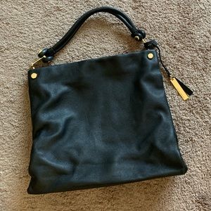 NWOT Vince Camuto Slouchy Black Leather Purse